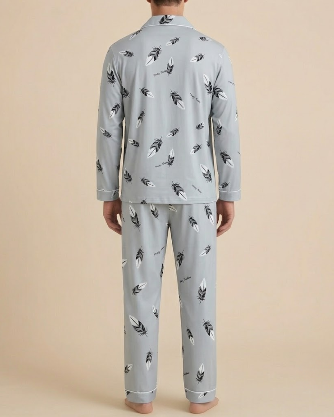 Gray Feathers • Men's Rest Pyjamas